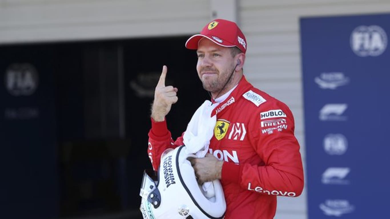 Startet in Suzuka von Platz eins: Ferrari-Pilot Sebastian Vettel.