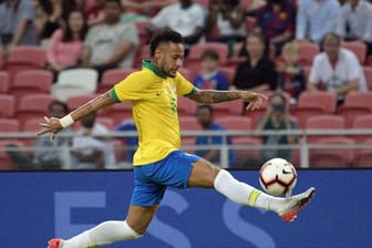 Hat sich bei einem Länderspiel gegen Nigeria verletzt: Brasiliens Superstar Neymar.