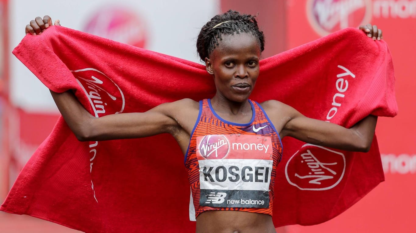 Brigid Kosgei: Die Kenianerin zeigte einmal mehr, was für eine begnadete Läuferin sie ist.