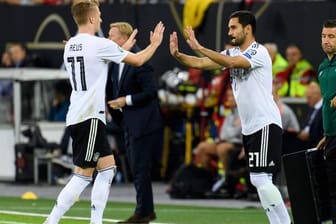 Rückkehrer: Marco Reus (l.) und Ilkay Guendogan stehen gegen Estland wieder in der DFB-Startelf.