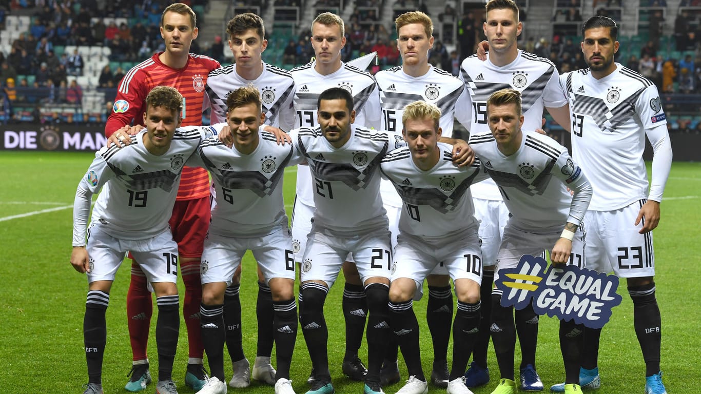 Auf dem Weg zur EM 2020: Mit fünf Siegen aus sechs Spielen rangiert die deutsche Nationalmannschaft in ihrer Qualifikationsgruppe aktuell auf Platz zwei.