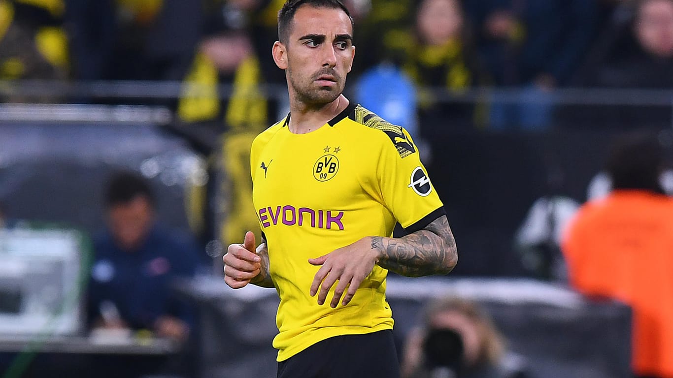 Paco Alcacer von Borussia Dortmund: Der Verletzte wird eventuell schon wieder am Samstag auf dem Spielfeld stehen.