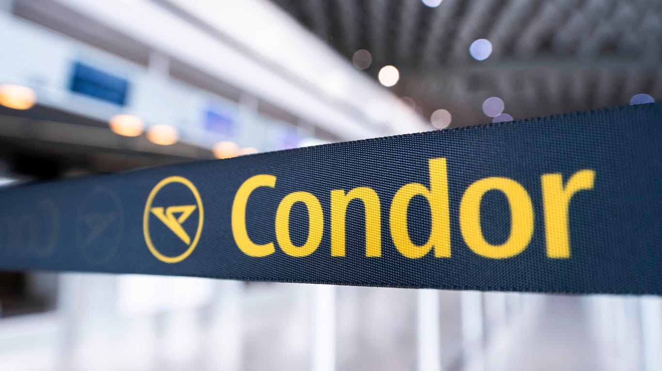 Das Logo von Condor: Ein Überbrückungskredit soll der deutschen Airline-Tochter des untergegangenen Reisekonzerns Thomas Cook die Investorensuche und damit eine möglichst eigenständige Zukunft ermöglichen.