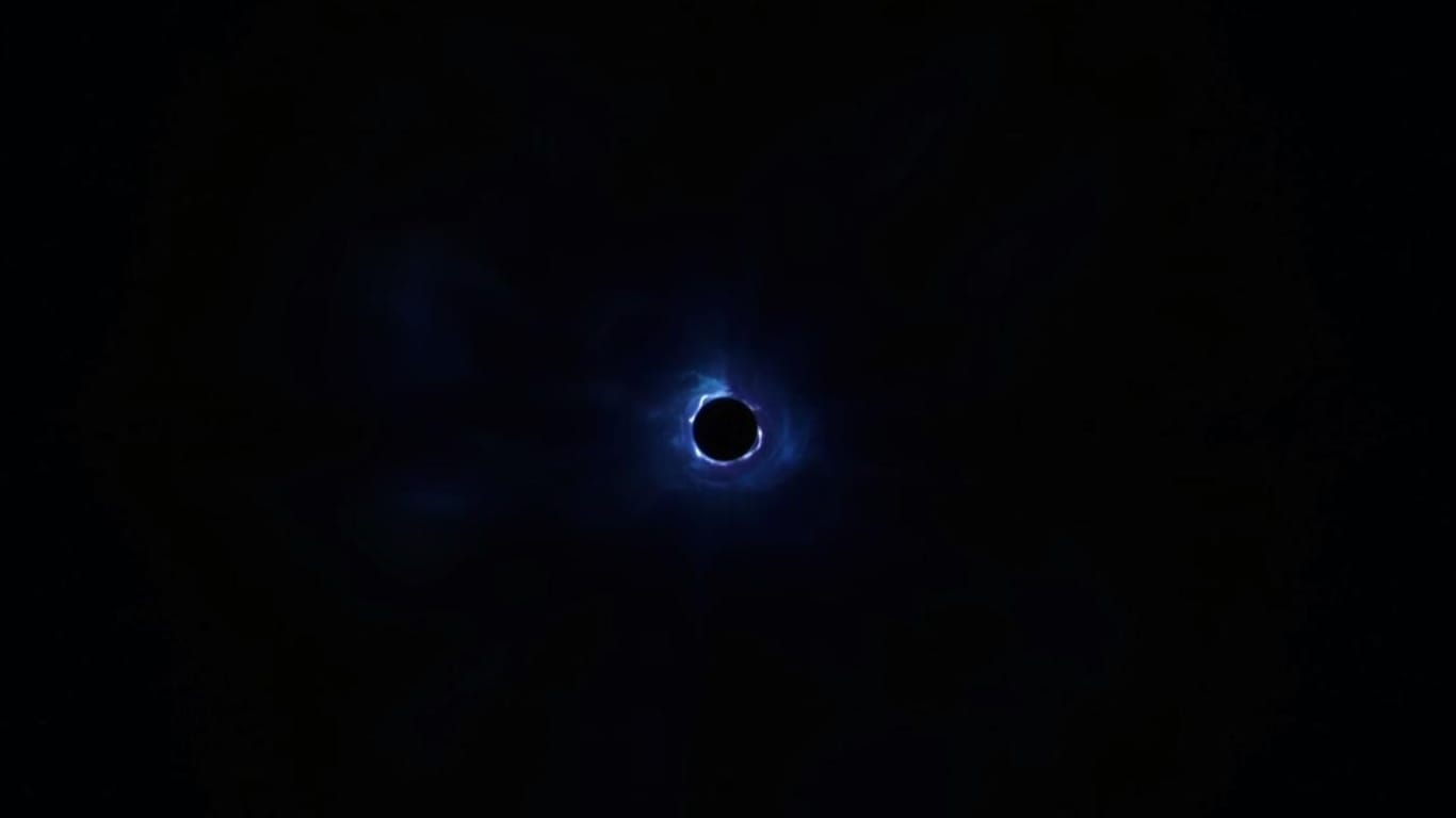 Die Darstellung eines Schwarzen Lochs: Wer den Twitch-Kanal von "Fortnite" aufruft, sieht dieses Bild.