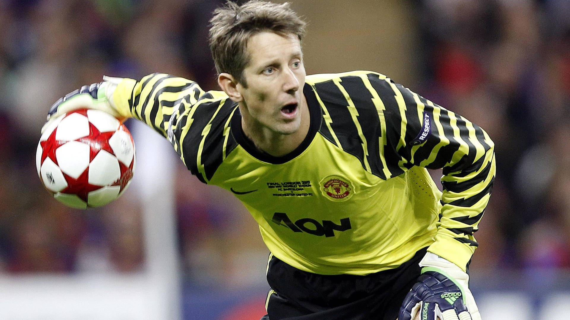 Edwin van der Sar: Der Niederländer gewann mit Manchester United 2008 die Champions League.