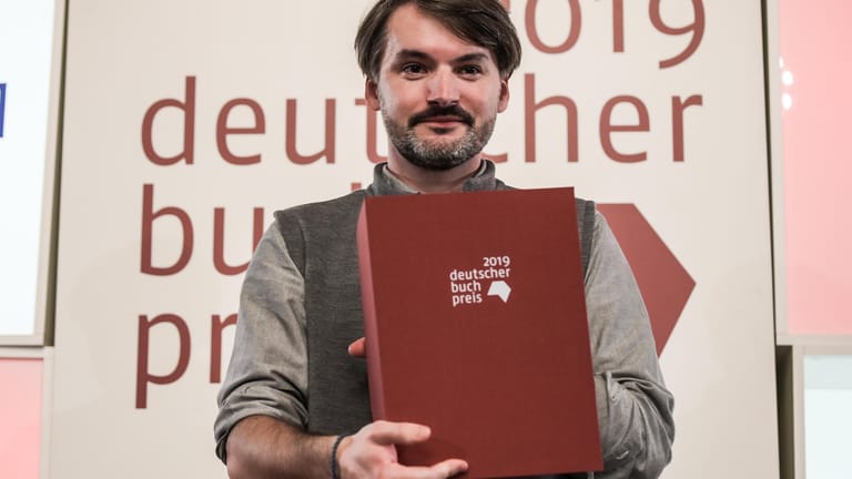 Deutscher Buchpreis 2019: Saša Stanišić im Kaisersaal des Frankfurter Römers.
