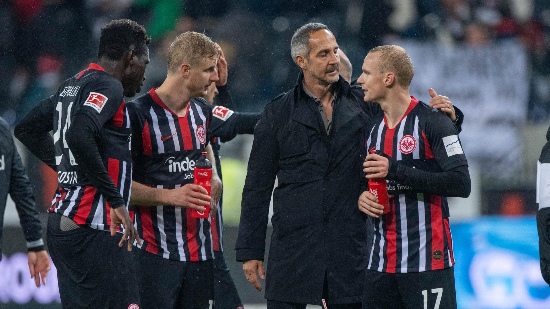 Martin Hinteregger und Adi Hütter: Die beiden haben in Wien einen Preis erhalten.