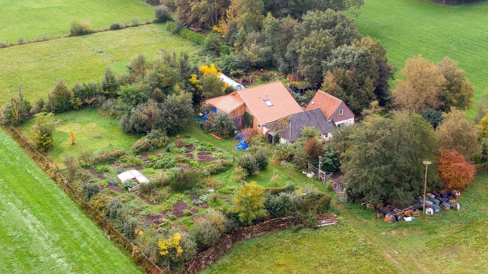 Bauernhof in den Niederlanden: Eine Familie hat hier jahrelang im Keller gelebt.