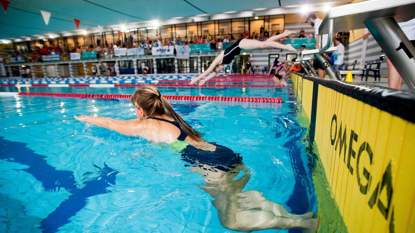 Die Special Olympics in der Roland-Matthes-Schwimmhalle in Erfurt: Bald eröffnet das Schwimmbad wieder wie gewohnt.