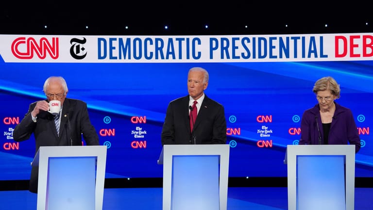 Spitzenkandidaten Sanders, Biden und Warren: Welcher US-Demokrat wird Trump im Wahlkampf 2020 herausfordern?