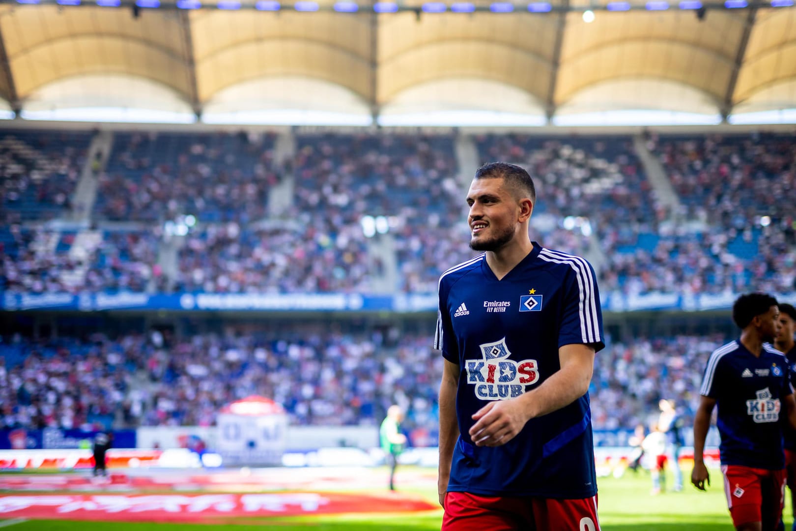 Kyriakos Papadopoulos im Stadion: Der Grieche verlässt den HSV.