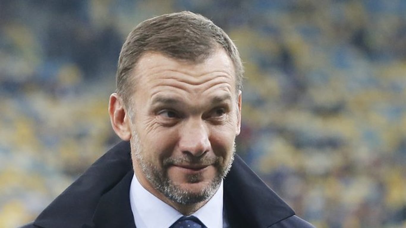 Hat mit seinem Team die EM-Qualifikation sicher: Der ukrainische Cheftrainer Andrej Schewtschenko.
