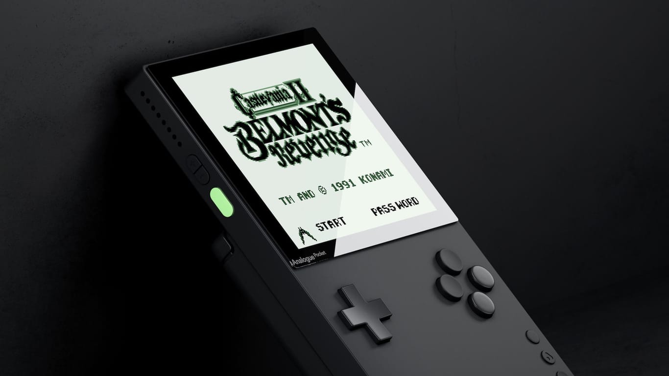 Der Analogue Pocket: Das Gerät ähnelt einem Game Boy und kann auch alle Spiele der Konsole abspielen.