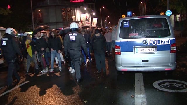 Demonstrationen gegen den türkischen Einmarsch in Nordsyrien in Bottrop.