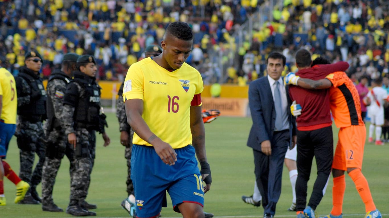 Ex-ManU-Star Valencia: Antonio Valencia ist der bekannteste Spieler der Nationalmannschaft von Ecuador.
