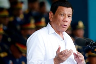 Rodrigo Duterte: Der Präsident der Philippinen erlitt einige Prellungen und Kratzer. (Archivbild)