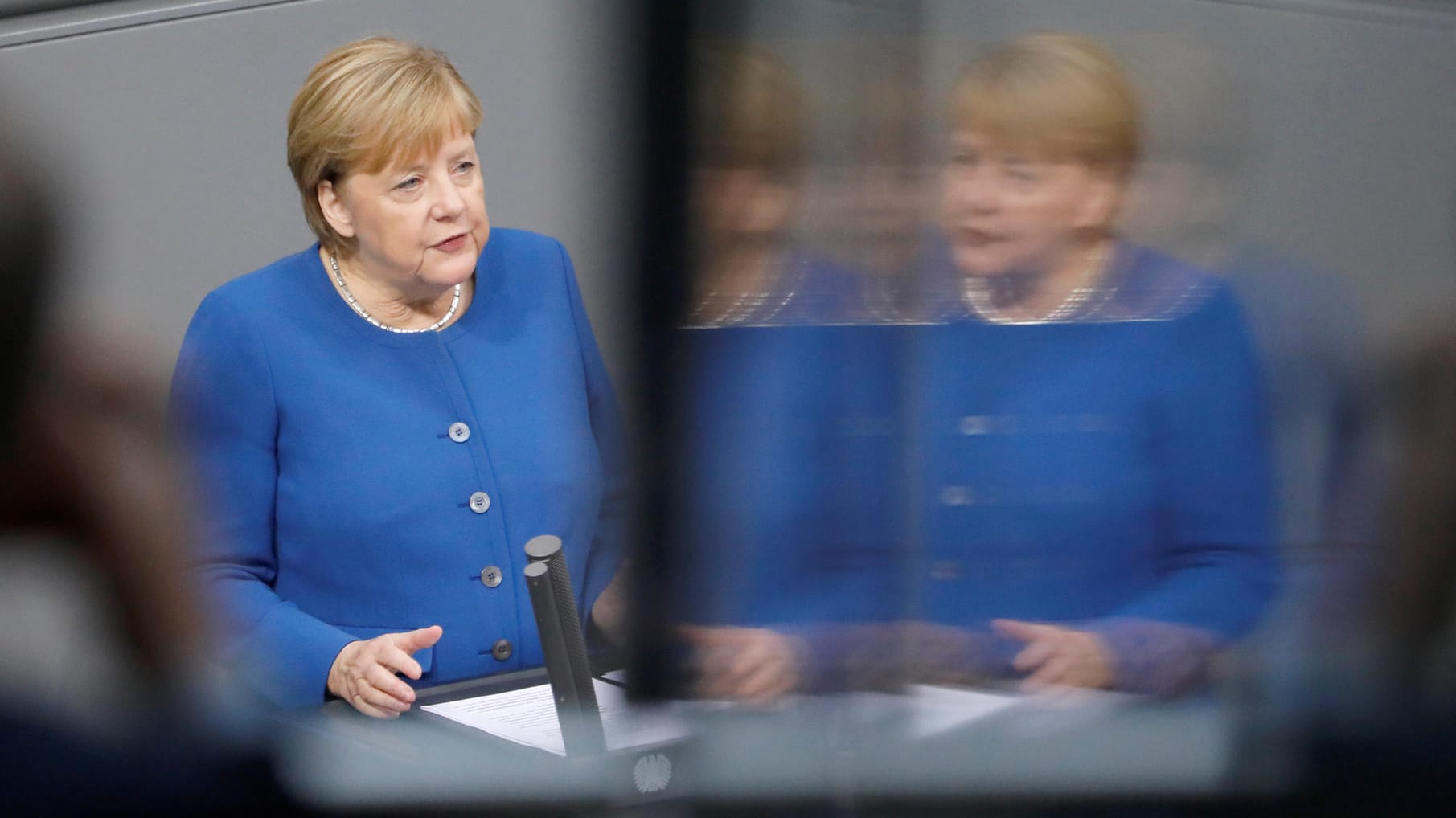 Angela Merkel: Die Bundeskanzlerin sorgte mit einer Aussage in ihrer Regierungserklärung für Aufsehen.