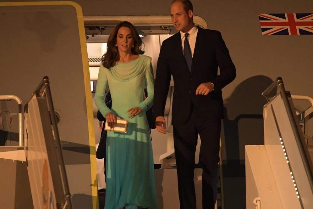 Kate und William: Ihr Flug nach Islamabad musste umgeleitet werden.