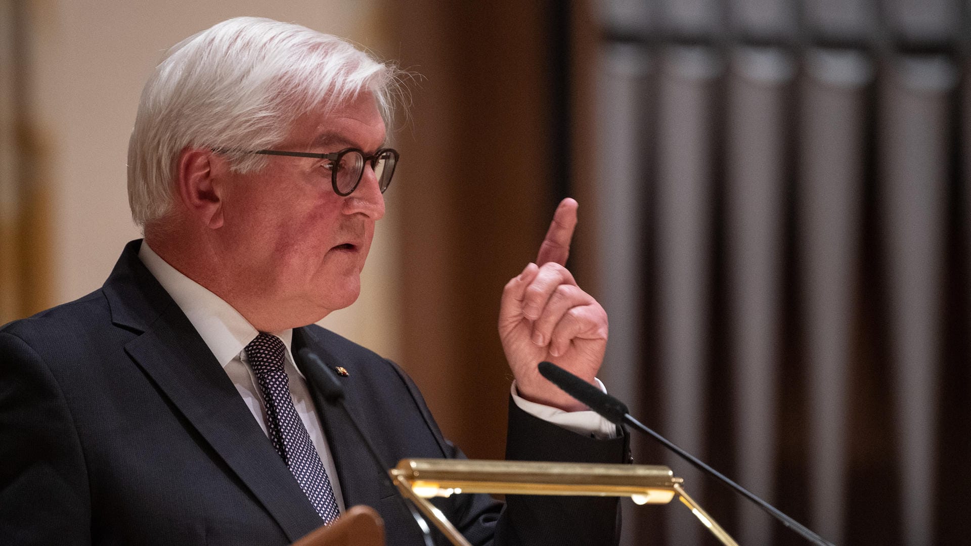 Bundespräsident Frank-Walter Steinmeier: "Überlassen wir die digitalen Räume nicht den Feinden der Freiheit und der Demokratie." Bundespräsident Frank-Walter Steinmeier: "Überlassen wir die digitalen Räume nicht den Feinden der Freiheit und der Demokratie."