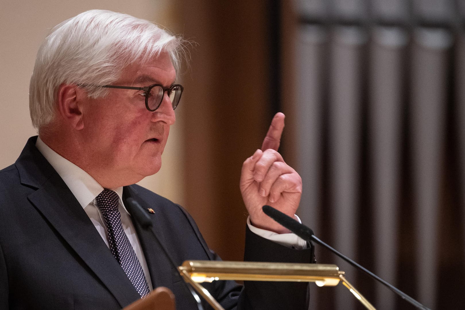 Bundespräsident Frank-Walter Steinmeier: "Überlassen wir die digitalen Räume nicht den Feinden der Freiheit und der Demokratie."