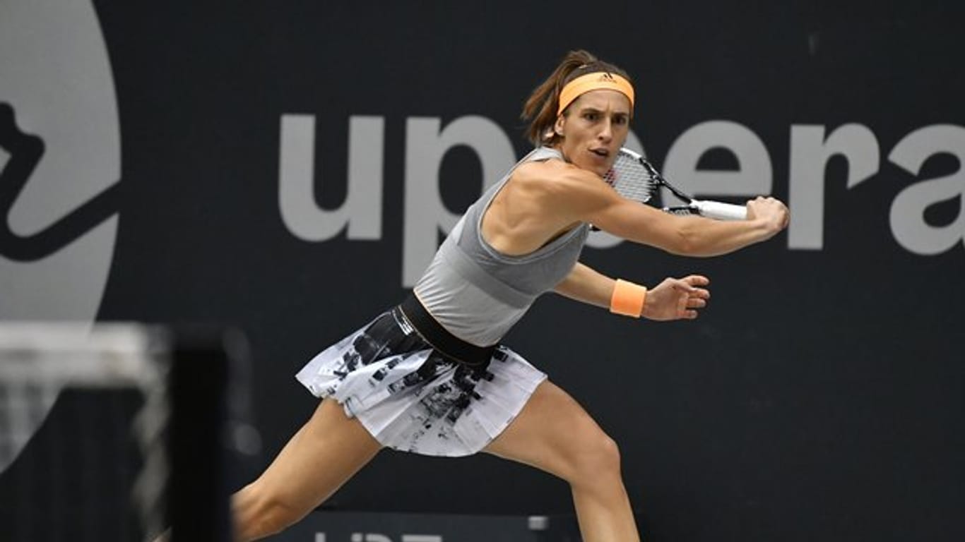 Andrea Petkovic gab in Luxemburg auf. Andrea Petkovic gab in Luxemburg auf.