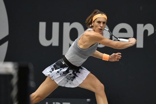 Andrea Petkovic gab in Luxemburg auf.