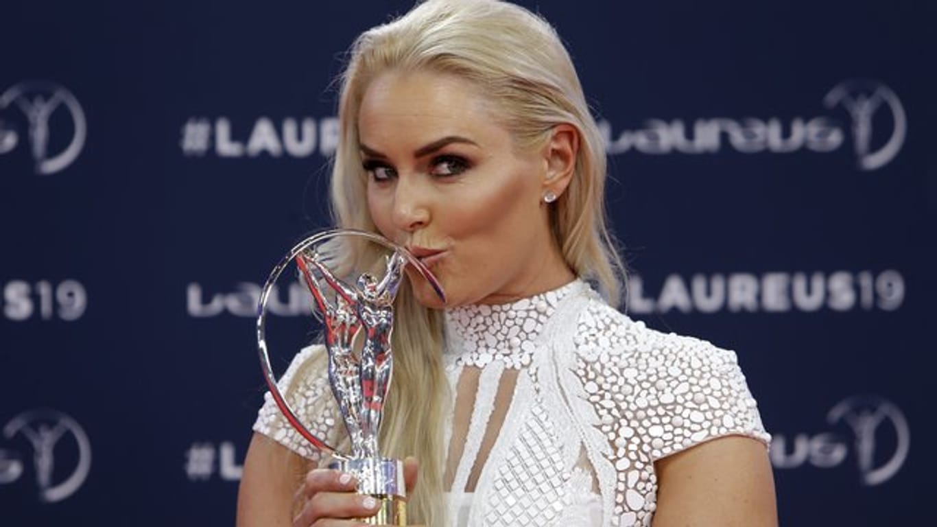 Lindsey Vonn hat in Monaco den "Laureus Spirit of Sport Award" erhalten.