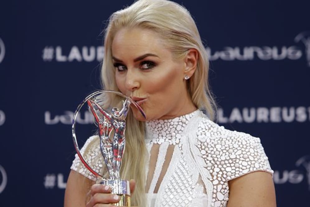 Lindsey Vonn hat in Monaco den "Laureus Spirit of Sport Award" erhalten.