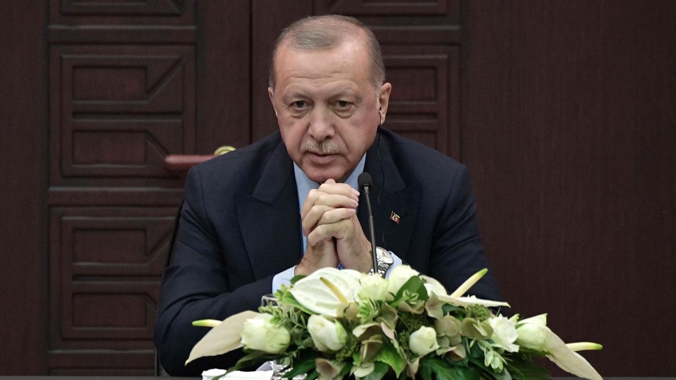 Recep Tayyip Erdogan: Der türkische Präsident hat sich im Syrienkrieg mit den USA auf eine Waffenruhe geeinigt.