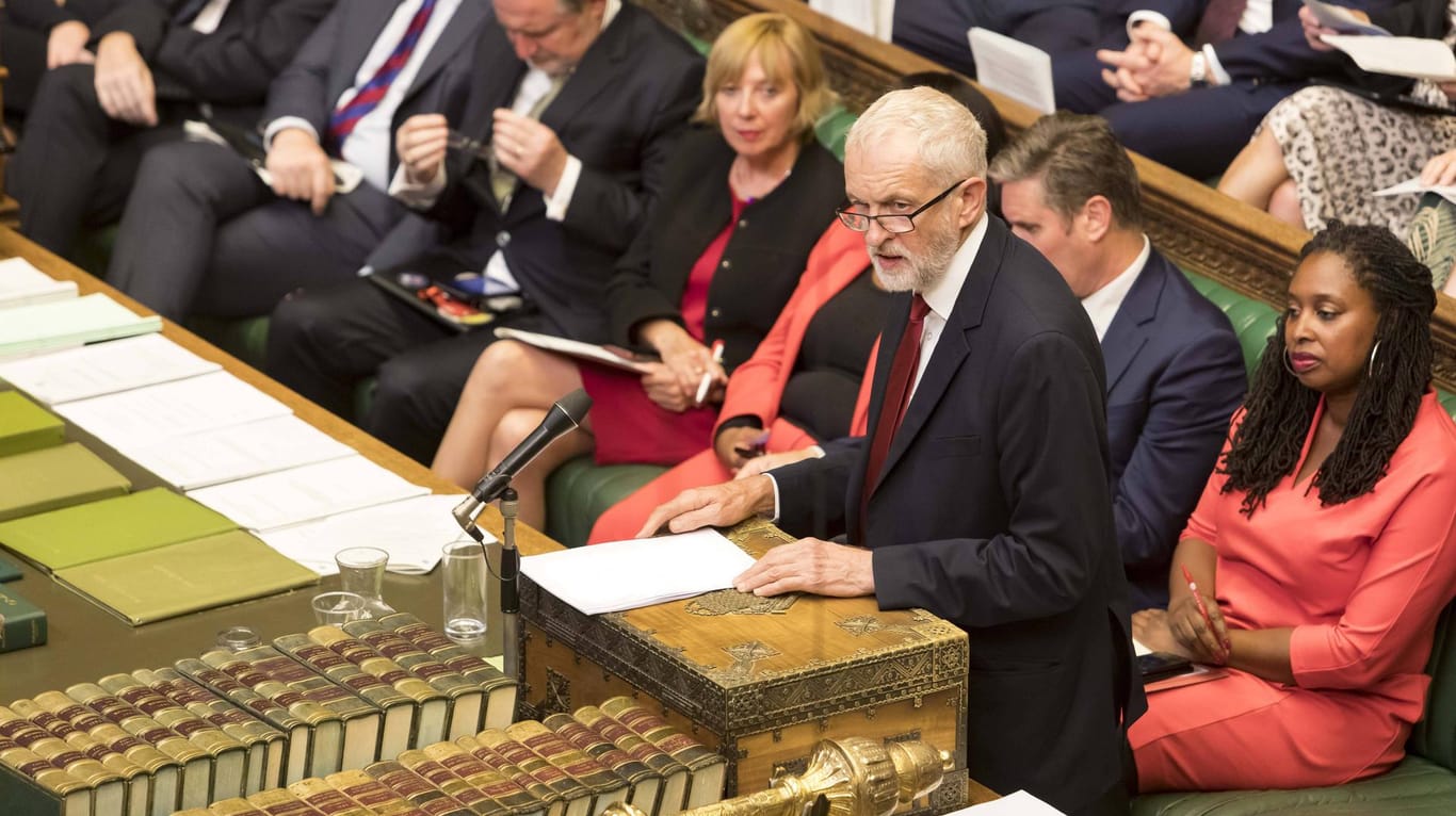 Labour-Chef Jeremy Corbyn: Der Oppositionschef will dem Deal nicht zustimmen.
