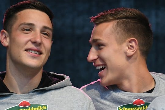 Keven (l) trifft auf seinen Bruder Nico Schlotterbeck.