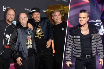 Die Fantastischen Vier und Robbie Williams: Der Sänger hat jetzt im Interview angekündigt, dass er mit der Band gerne einen Song aufnehmen möchte.