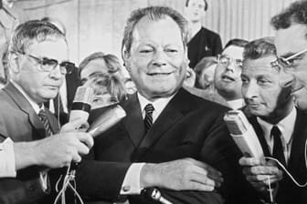 Im September 1969 ist er noch Vorsitzender der SPD, Bundesaußenminister und Vizekanzler: Einen Monat später wird Willy Brandt erster sozialdemokratischer Kanzler der Bundesrepublik.