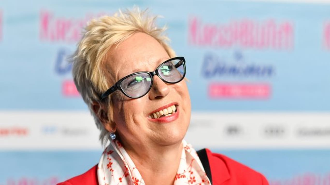 Doris Dörrie bei der Premiere des Films "Kirschblüten und Dämonen" in München.