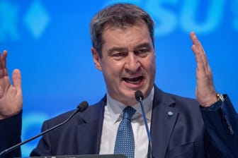 Markus Söder: Der CSU-Vorsitzende ist vom Parteitag im Amt bestätigt worden.