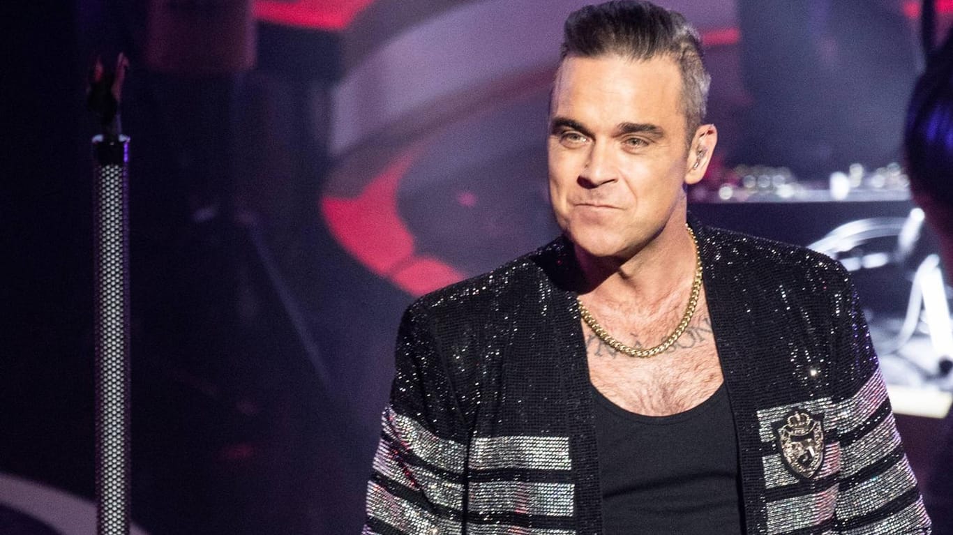 Robbie Williams: Er ist Fan vom deutschen Fußball.