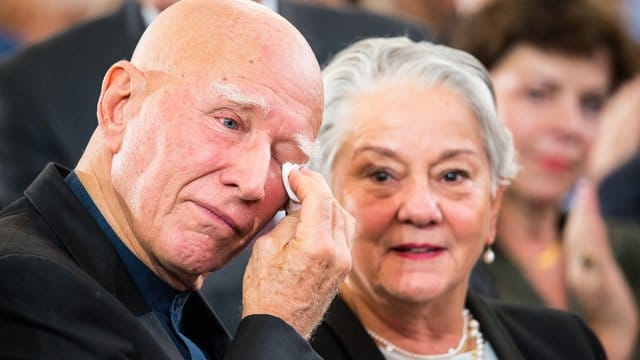 Große Emotionen: Sebastião Salgado und seine Frau Lélia Wanick Salgado. Große Emotionen: Sebastião Salgado und seine Frau Lélia Wanick Salgado.