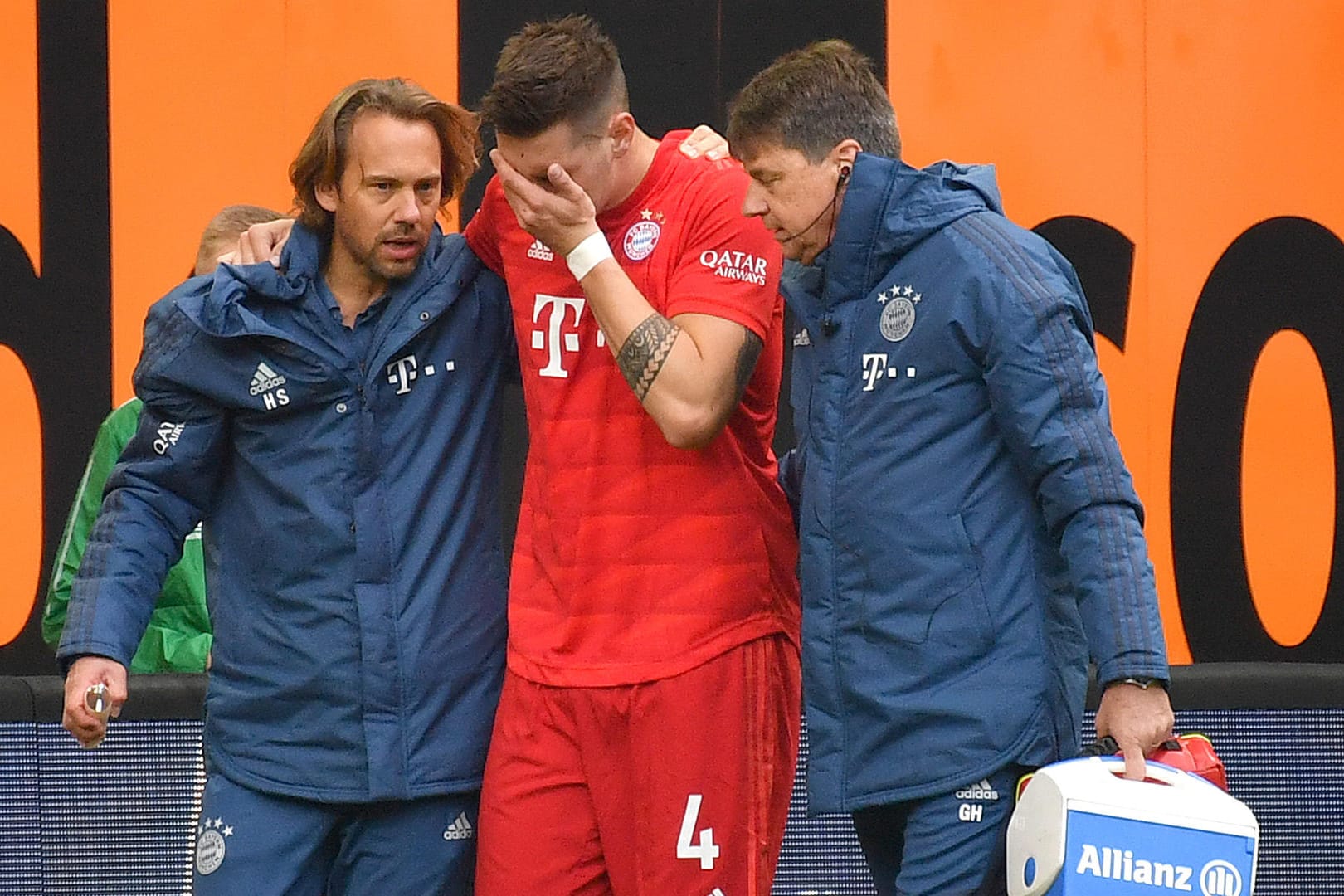 Niklas Süle: Der Abwehrchef der Bayern während des Spiels gegen den FC Augsburg.