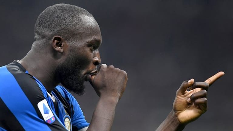 Traf beim Inter-Zittersieg in Sassuolo doppelt: Romelu Lukaku.