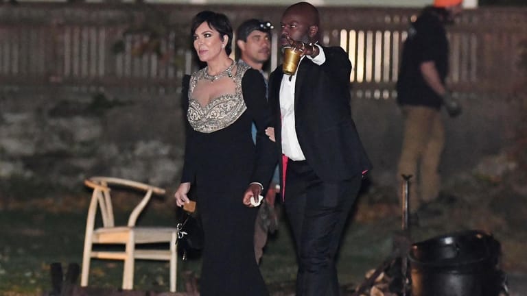 Kris Jenner and Corey Gamble: Sie waren Gäste auf der Hochzeit.