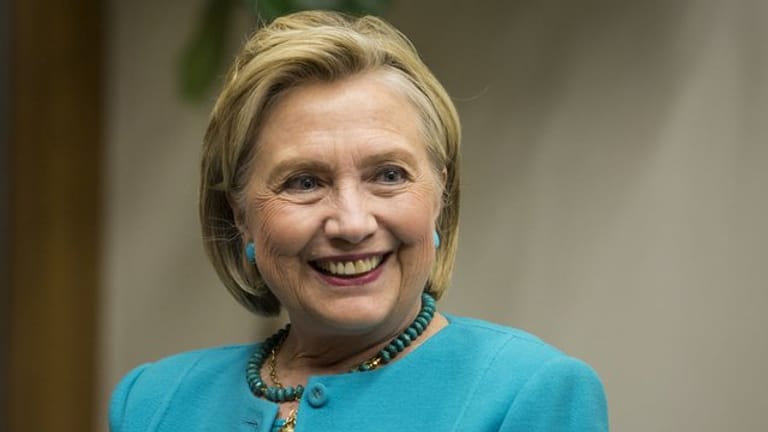 Die frühere US-Präsidentschaftskandidatin Hillary Clinton in Chicago.