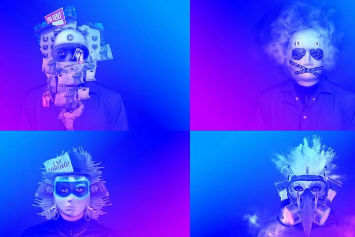 Ein Screenshot der Website für die neue Kampagne: Die Fotogalerie zeigt die Gesuchten unter einer Maske – um sie zu sehen, müssen Nutzer die Fotos anklicken.
