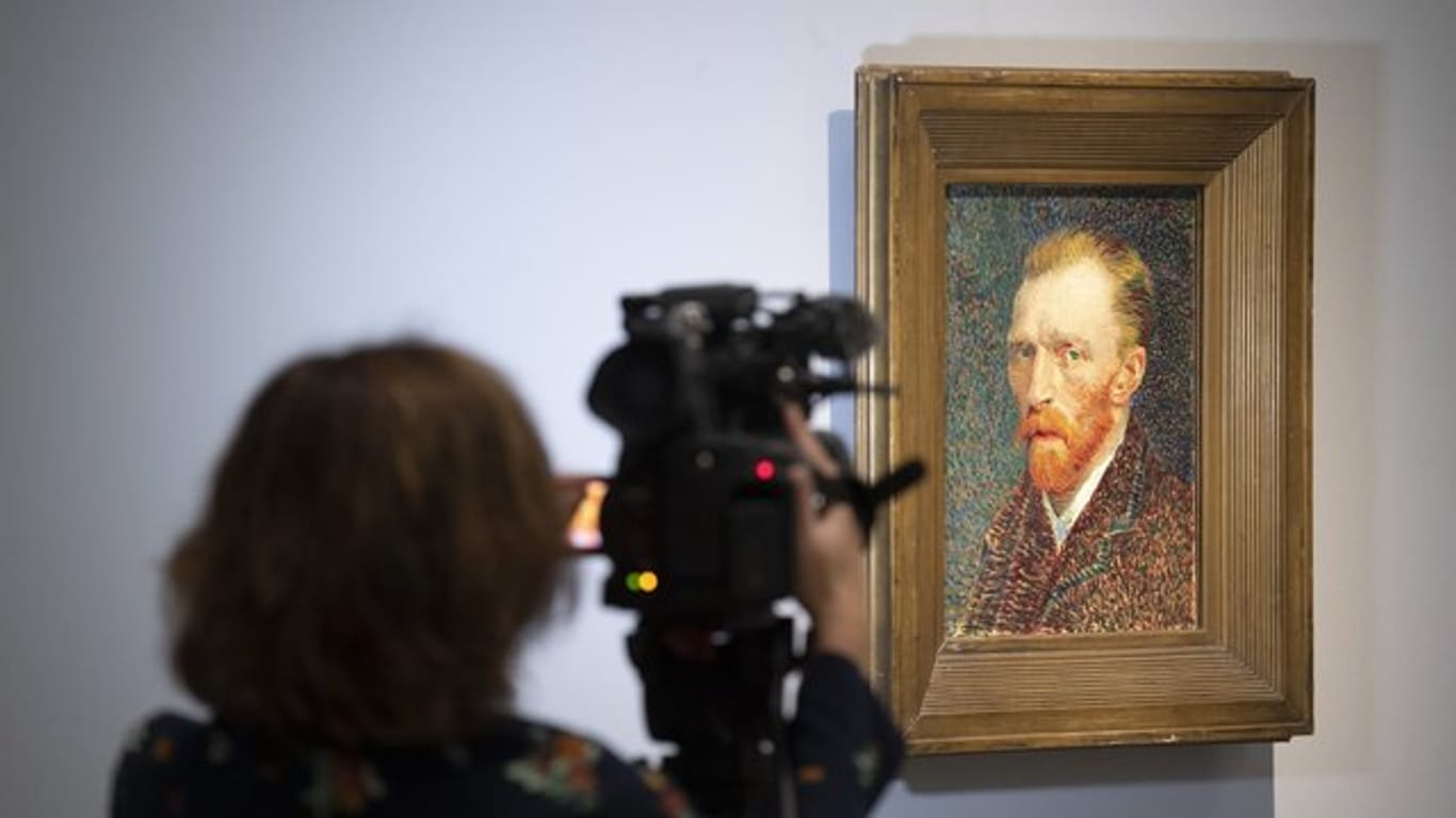 Berühmtes Selbstporträt von Vincent van Gogh aus dem Jahr 1887.
