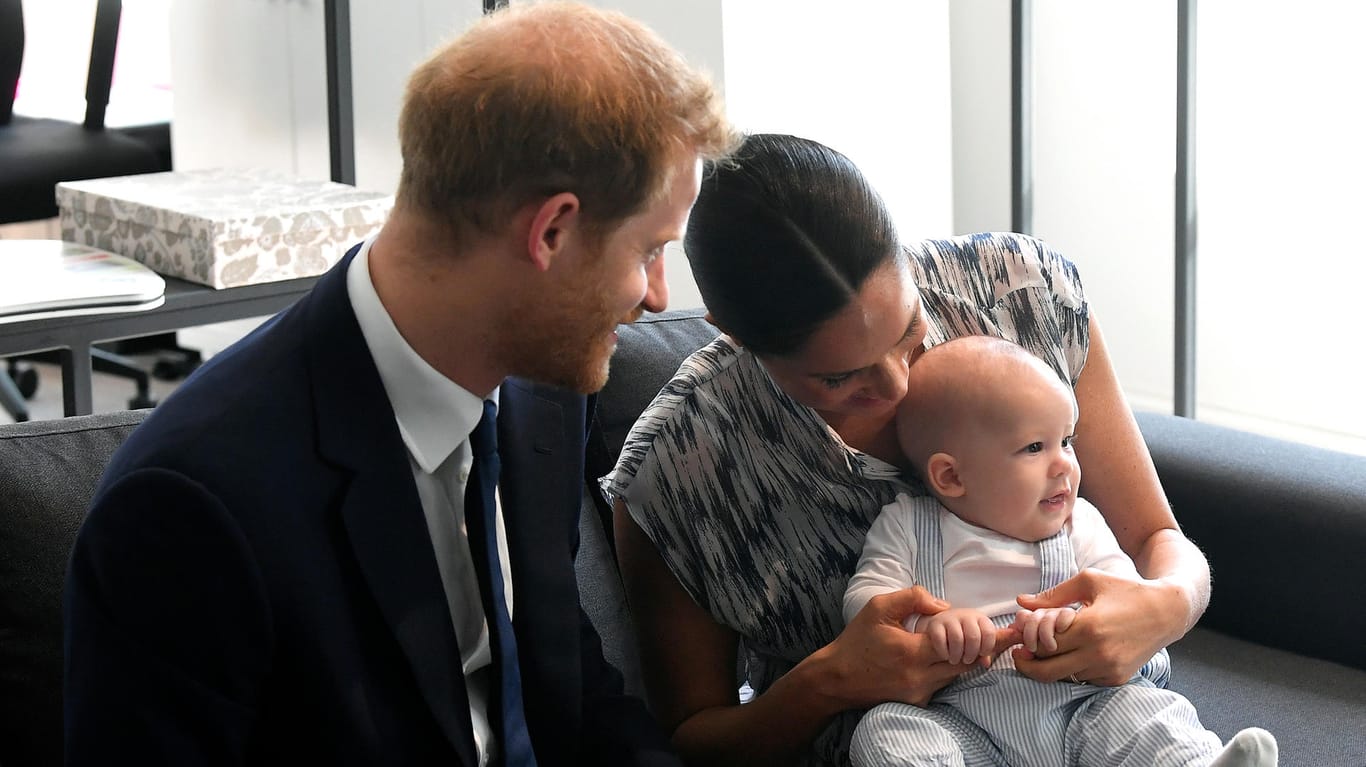 Prinz Harry und Herzogin Meghan mit Sohn Archie beim Staatsbesuch in Südafrika.
