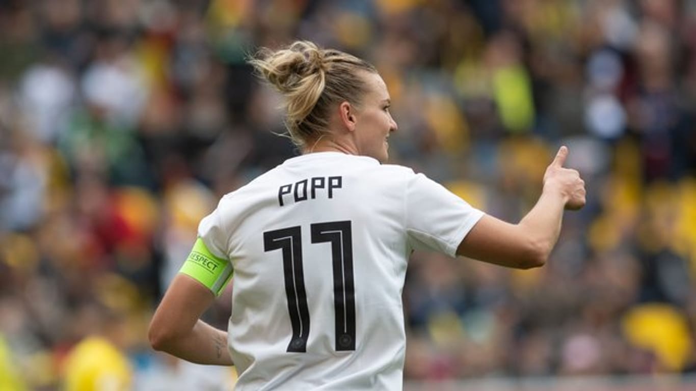 Wird für die deutschen Frauen nicht in Wembley auflaufen: Alexandra Popp.