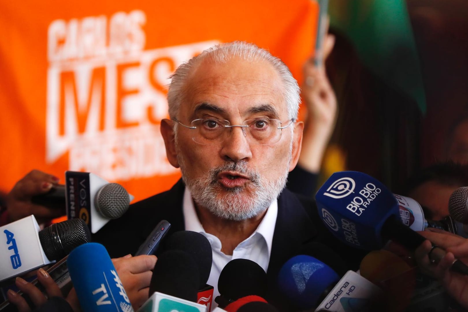 Carlos Mesa: Der Kandidat der Opposition will das Wahlergebnis nicht anerkennen.