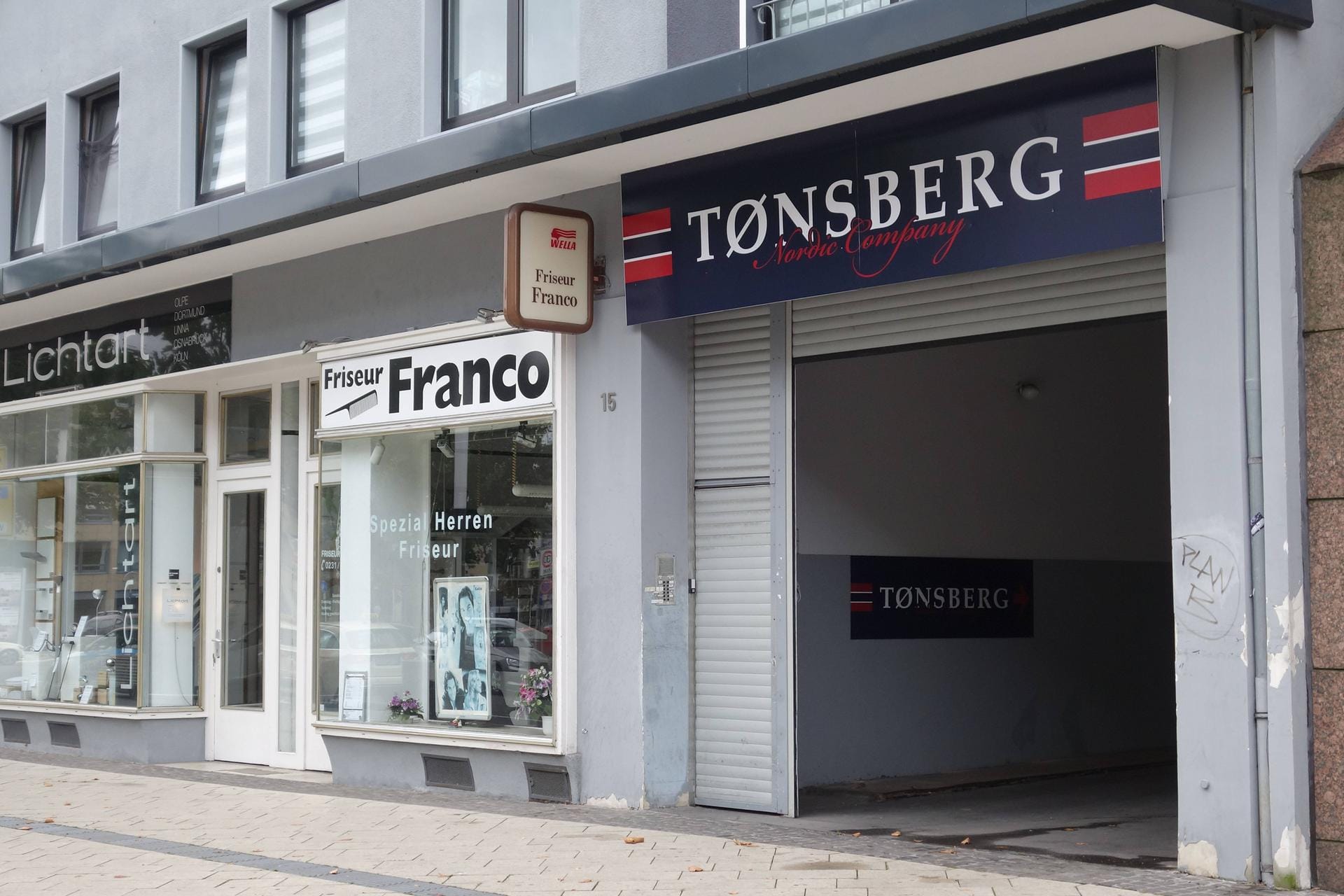 Der Laden Tonsberg in Dortmund: Hier werden Waren der Marke Thor Steinar verkauft.