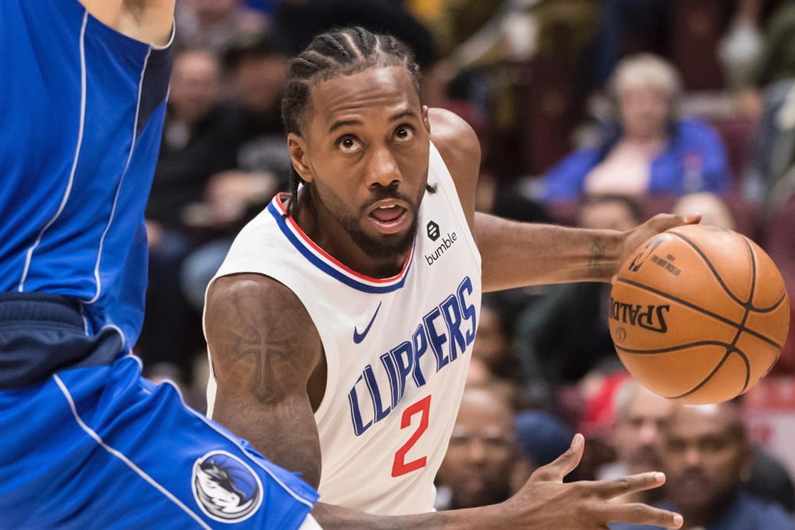 Kawhi Leonard bei einem Vorbereitungsspiel mit den Clippers: Durch den Zugang des besten Spieler des letzten NBA-Finales wird das Team aus Los Angeles zum Meisterschaftsfavoriten.