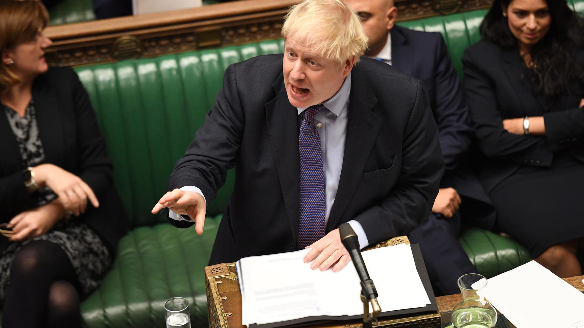 Premierminister Boris Johnson muss im britischen Unterhaus die nächste Brexit-Niederlage hinnehmen.