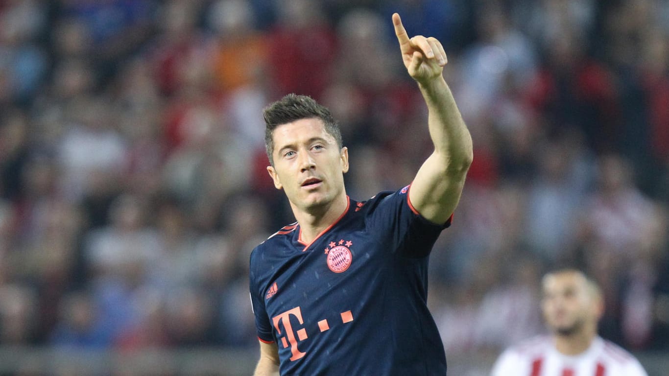 Robert Lewandowski: Mit seinem Doppelpack hat der Stürmer den FC Bayern auf die Siegerstraße gebracht.